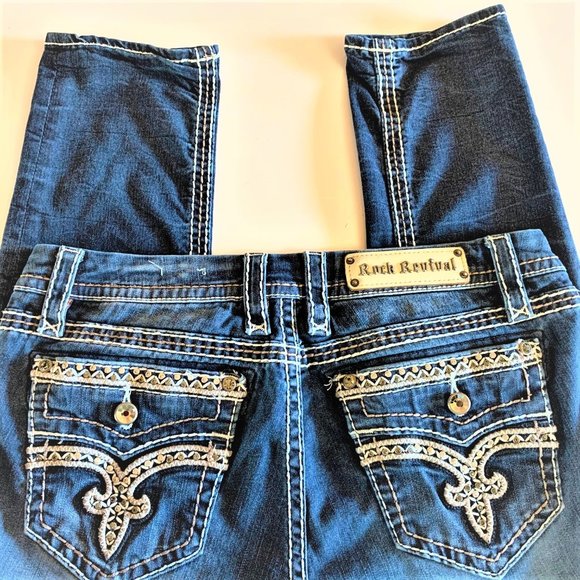 Rock Revival Denim - Rock Revival Womens Jeans Sz 32 Skinny